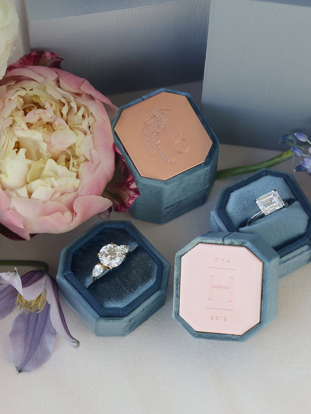 The Rory Bevel Single Ring Box – The Mrs. Box, image size:1000x1334