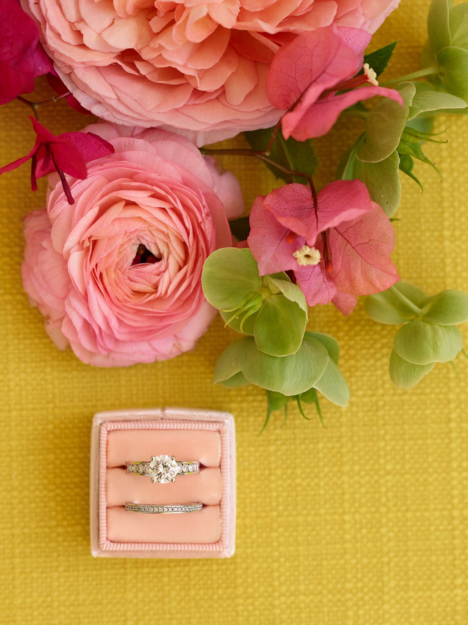 MRS RING BOX PINK VELVET Velvet Ring Box - Mrs - [Consumer]Santa Barbara Design Studio main image 4