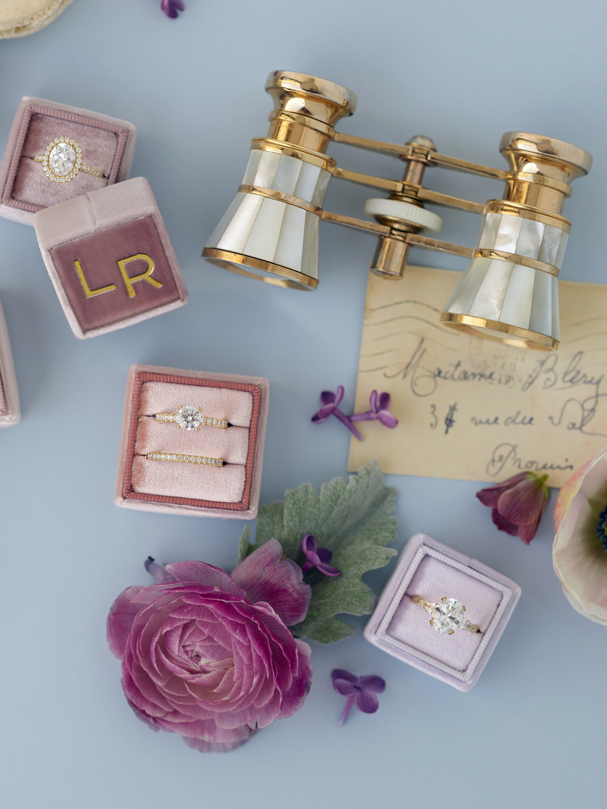The Hope Classic Double Ring Box – The Mrs. Box