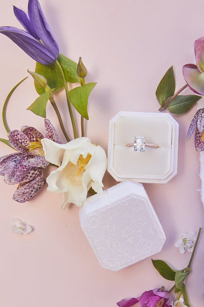 Camellia Ring + Earring Box Bundle